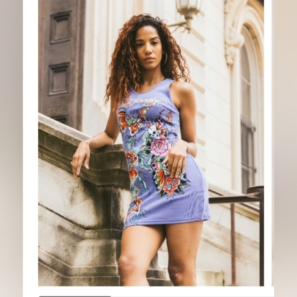 Ed hardy 🦋 tank dress